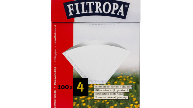 Filtropa V-Shaped Filter Papers 4 Cup (100s)